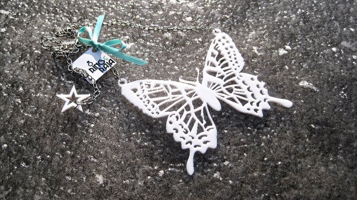 ogrlica RINGeRAJA za tematsko venčanje sa leptirićima