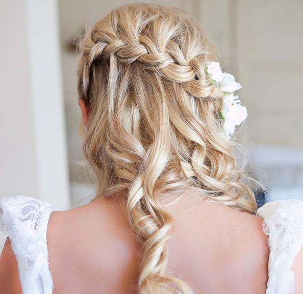 romanticna frizura sa pletenicama za vencanje