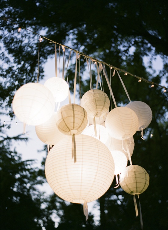 papirni lampioni za dekoraciju svadbe